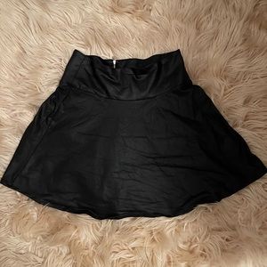 black skirt small 95% polyester 5% spandex